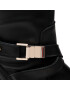 Tommy Hilfiger Visoki Škornji Th Hardware Overknee Boot FW0FW06057 Črna - Pepit.si