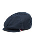 Tommy Hilfiger Vojaška baretka Herringbone Flat Cap AM0AM07666 Mornarsko modra - Pepit.si