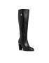 Tommy Hilfiger Zimski škornji Feminine Th Hardware Longboot FW0FW07541 Črna - Pepit.si