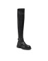 Tommy Hilfiger Zimski škornji Stretch Monochromatic Longboot FW0FW07611 Črna - Pepit.si