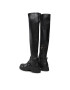 Tommy Hilfiger Zimski škornji Stretch Monochromatic Longboot FW0FW07611 Črna - Pepit.si