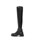 Tommy Hilfiger Zimski škornji Stretch Monochromatic Longboot FW0FW07611 Črna - Pepit.si