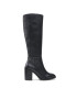 Tommy Hilfiger Zimski škornji Th Flag Stud Longboot FW0FW05949 Črna - Pepit.si