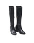 Tommy Hilfiger Zimski škornji Th Flag Stud Longboot FW0FW05949 Črna - Pepit.si