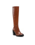 Tommy Hilfiger Zimski škornji Th Flag Stud Longboot FW0FW05949 Rjava - Pepit.si