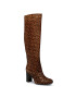 Tommy Hilfiger Zimski škornji Th Hair Calf High Heel Long Boot FW0FW05169 Rjava - Pepit.si