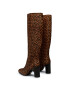 Tommy Hilfiger Zimski škornji Th Hair Calf High Heel Long Boot FW0FW05169 Rjava - Pepit.si