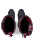 Tommy Hilfiger Zimski škornji Tommy Tartan Rubberboot FW0FW07664 Modra - Pepit.si