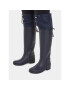 Tommy Hilfiger Zimski škornji Tommy Tartan Rubberboot FW0FW07664 Modra - Pepit.si