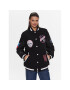 Tommy Jeans Bomber jakna Letterman DW0DW14940 Črna Oversize - Pepit.si