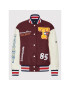 Tommy Jeans Bomber jakna Tjw Letterman DW0DW14293 Bordo rdeča Relaxed Fit - Pepit.si