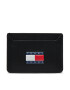 Tommy Jeans Etui za kreditne kartice Tjm Heritage Leather Cc Holder AM0AM12085 Črna - Pepit.si