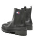 Tommy Jeans Gležnjarji Chelsea Foxing Detail Chelsea Boot EM0EM01062 Črna - Pepit.si