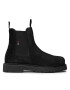 Tommy Jeans Gležnjarji Chelsea Suede Chelsea Boot EM0EM00829 Črna - Pepit.si