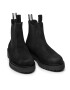 Tommy Jeans Gležnjarji Chelsea Suede Chelsea Boot EM0EM00829 Črna - Pepit.si