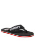 Tommy Jeans Japonke Flip Flop Logo Tape EM0EM01147 Črna - Pepit.si