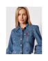 Tommy Jeans Jeans srajca Badge Denim DW0DW11893 Mornarsko modra Regular Fit - Pepit.si