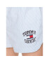 Tommy Jeans Kratke hlače iz tkanine Seersucker DM0DM16294 Modra Regular Fit - Pepit.si