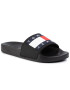 Tommy Jeans Natikači Flag Pool Slide EM0EM00284 Črna - Pepit.si