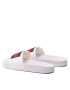 Tommy Jeans Natikači Flag Pool Slide EN0EN01889 Bela - Pepit.si