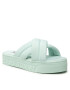 Tommy Jeans Natikači Flatform Sandal EN0EN01798 Zelena - Pepit.si