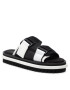 Tommy Jeans Natikači Flatform Webbing Sandal EN0EN01802 Črna - Pepit.si