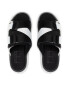 Tommy Jeans Natikači Flatform Webbing Sandal EN0EN01802 Črna - Pepit.si