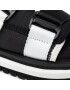 Tommy Jeans Natikači Flatform Webbing Sandal EN0EN01802 Črna - Pepit.si