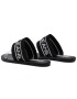 Tommy Jeans Natikači Knit Flat Sandal EN0EN00533 Črna - Pepit.si