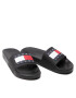 Tommy Jeans Natikači Mens Flag Pool Slide EM0EM01021 Črna - Pepit.si