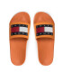 Tommy Jeans Natikači Mens Flag Pool Slide EM0EM01021 Oranžna - Pepit.si