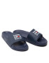 Tommy Jeans Natikači Print Poolslide EM0EM00985 Mornarsko modra - Pepit.si