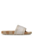 Tommy Jeans Natikači Th Woven Slide FW0FW07259 Bež - Pepit.si