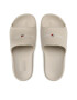 Tommy Jeans Natikači Tjw Chunky Flatform Pool Slide EN0EN02438 Bež - Pepit.si