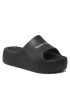 Tommy Jeans Natikači Tjw Chunky Flatform Pool Slide EN0EN02438 Črna - Pepit.si