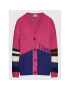 Tommy Jeans Pletena jopica Tjw Multi Stripe DW0DW11011 Roza Relaxed Fit - Pepit.si