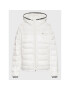 Tommy Jeans Puhovka Quilted Tape DW0DW09350 Bela Relaxed Fit - Pepit.si