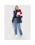 Tommy Jeans Puhovka Tjw Belsted Colorblock DW0DW11097 Mornarsko modra Regular Fit - Pepit.si