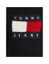 Tommy Jeans Pulover Center Flag DW0DW14261 Črna Boxy Fit - Pepit.si