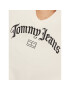 Tommy Jeans Pulover Grunge DW0DW16530 Écru Oversize - Pepit.si