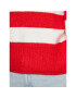 Tommy Jeans Pulover Stripe Badge DW0DW14956 Rdeča Regular Fit - Pepit.si