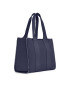 Tommy Jeans Ročna torba Tjm Summer Vacation Tote Denim AW0AW14969 Mornarsko modra - Pepit.si