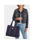 Tommy Jeans Ročna torba Tjm Summer Vacation Tote Denim AW0AW14969 Mornarsko modra - Pepit.si