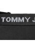 Tommy Jeans Ročna torba Tjw Essential Moon Bag AW0AW15146 Črna - Pepit.si