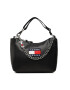 Tommy Jeans Ročna torba Tjw Heritage Shoulder Bag AW0AW14570 Črna - Pepit.si