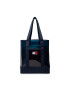 Tommy Jeans Ročna torba Tjw Heritage Summer Tote AW0AW11638 Mornarsko modra - Pepit.si