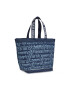 Tommy Jeans Ročna torba Tjw Heritage Tote Denim AW0AW14973 Modra - Pepit.si