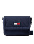 Tommy Jeans Ročna torba Tjw Nylon Flap Crossover AW0AW10665 Mornarsko modra - Pepit.si