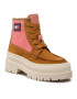 Tommy Jeans Škornji Foxing Lace Up Boot EN0EN01915 Rjava - Pepit.si