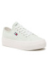 Tommy Jeans Tenis superge Flatform EN0EN02173 Zelena - Pepit.si